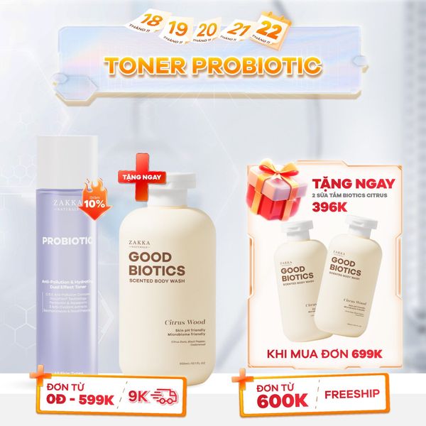  Toner Lợi Khuẩn Probiotic Anti-Pollution & Hydrating Dual Effect 