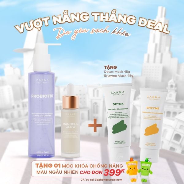  Combo Sạch Sâu _ Tái Tạo Và Căng Bóng Da 