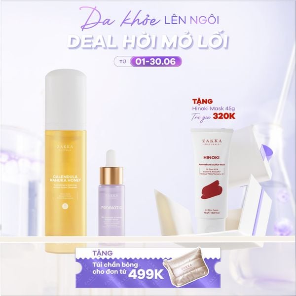  Combo Sạch Dịu_Tăng Sức Đề Kháng Cho Da Nhạy Cảm 