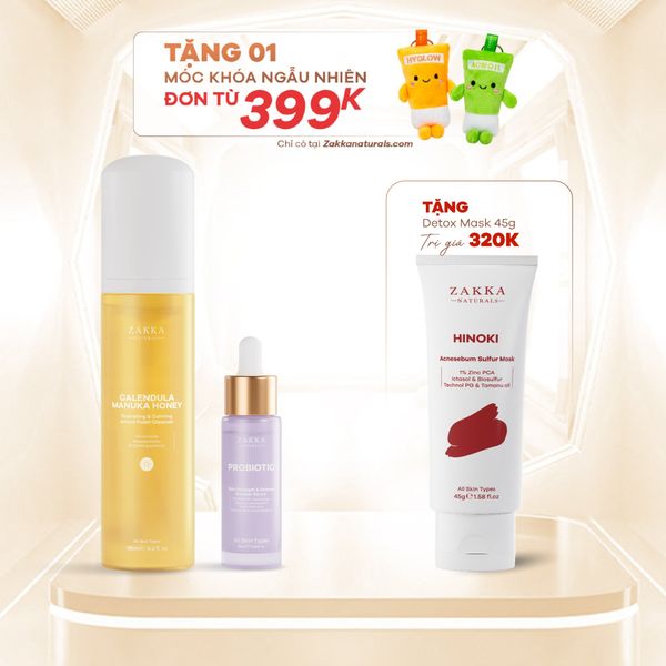  Combo Sạch Dịu_Tăng Sức Đề Kháng Cho Da Nhạy Cảm 