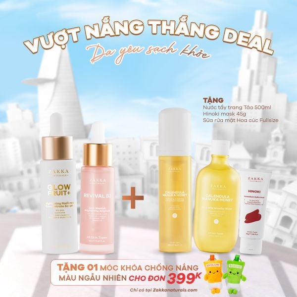  Combo Serum Niacinamide Và Vitamin C Giảm Thâm Đều Màu Da 