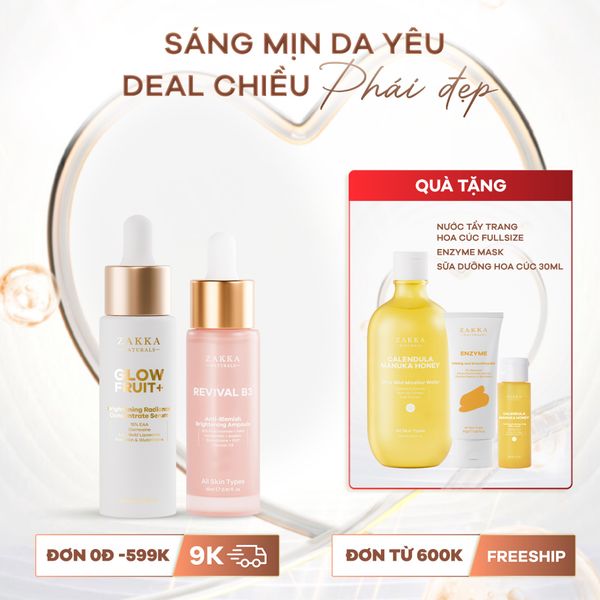  Combo Serum Niacinamide Và Vitamin C Giảm Thâm Đều Màu Da 