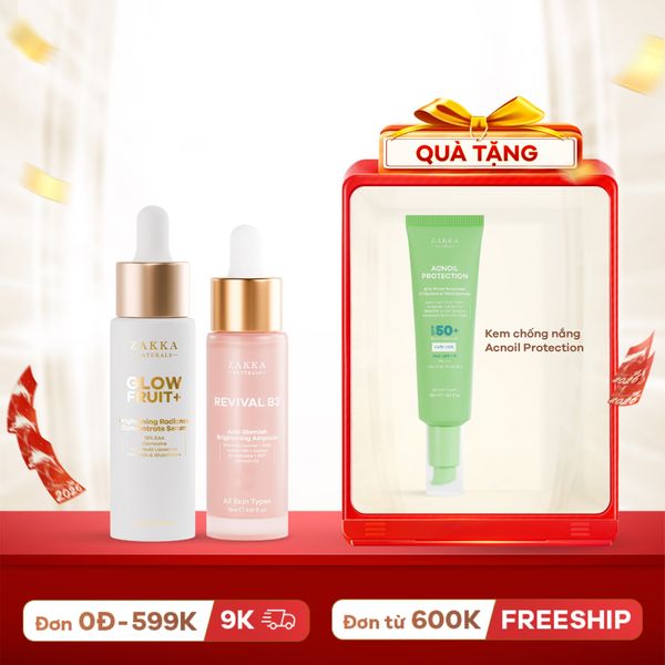  Combo Serum Niacinamide Và Vitamin C Giảm Thâm Đều Màu Da 