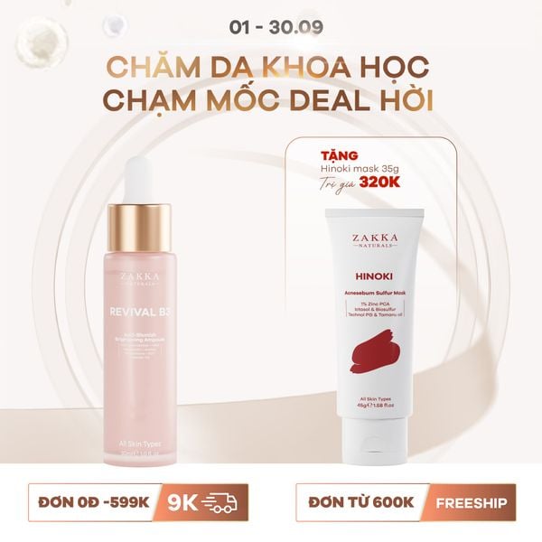  Serum Niacinamide Cải Thiện Thâm Mụn Revival B3 