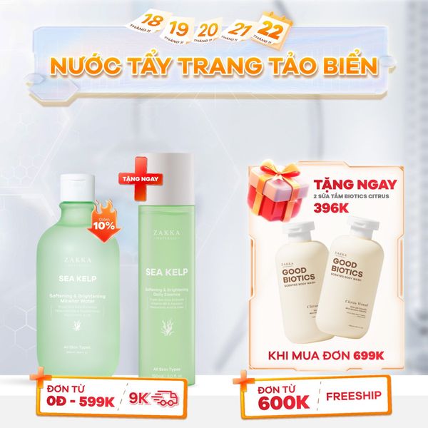  Nước Tẩy Trang Sea Kelp Softening & Brightening 