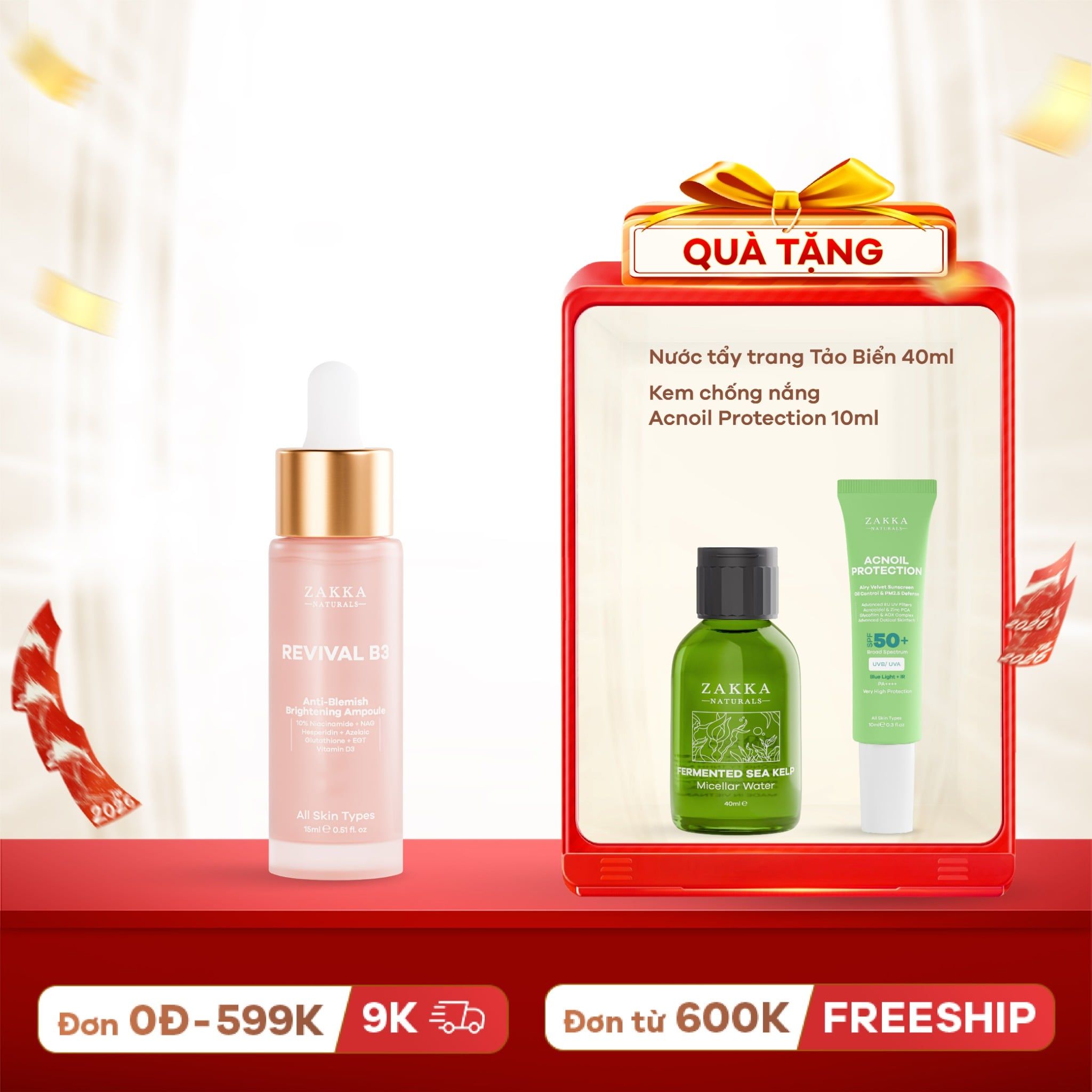  Serum Niacinamide Cải Thiện Thâm Mụn Revival B3 