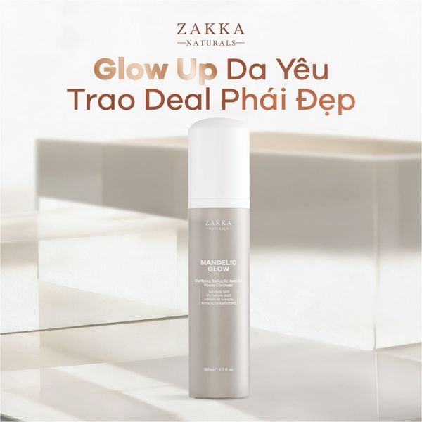  Sữa Rửa Mặt AHA BHA Mandelic Glow Clarifying Salicylic Acid 