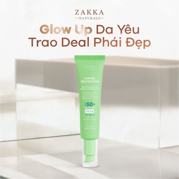  Kem chống nắng phổ rộng kiềm dầu mỏng nhẹ Acnoil Protection 
