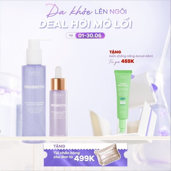  Combo Hỗ Trợ Tăng Cường Lợi Khuẩn Và Sức Đề Kháng Da 