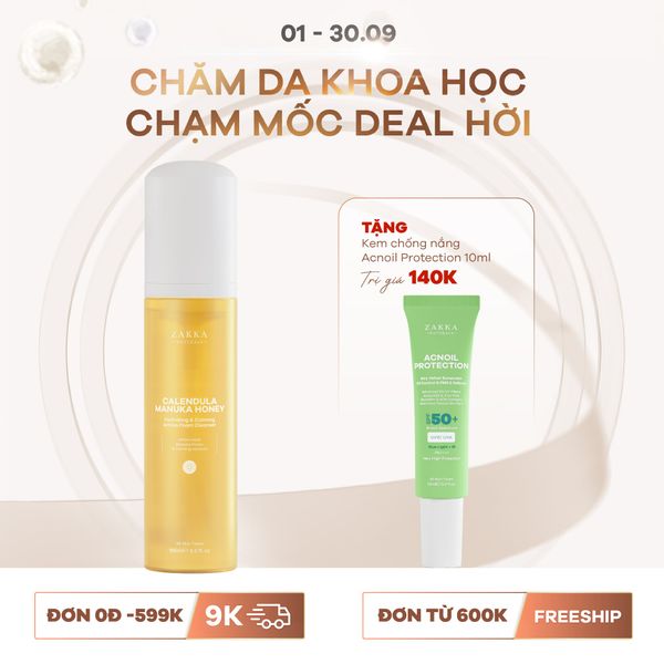  Sữa Rửa Mặt Hoa Cúc Dịu Nhẹ Calendula Manuka Honey 