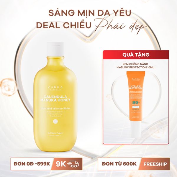  Nước Tẩy Trang Hoa Cúc Dịu Nhẹ Calendula & Manuka Honey 