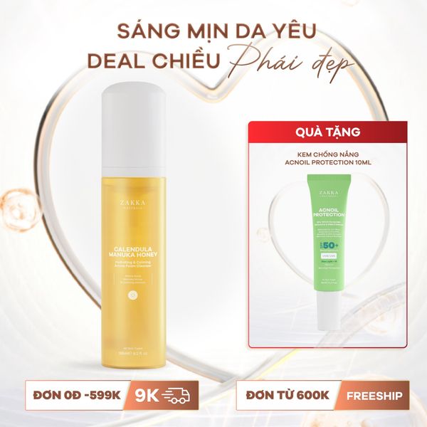 Sữa Rửa Mặt Hoa Cúc Dịu Nhẹ Calendula Manuka Honey 