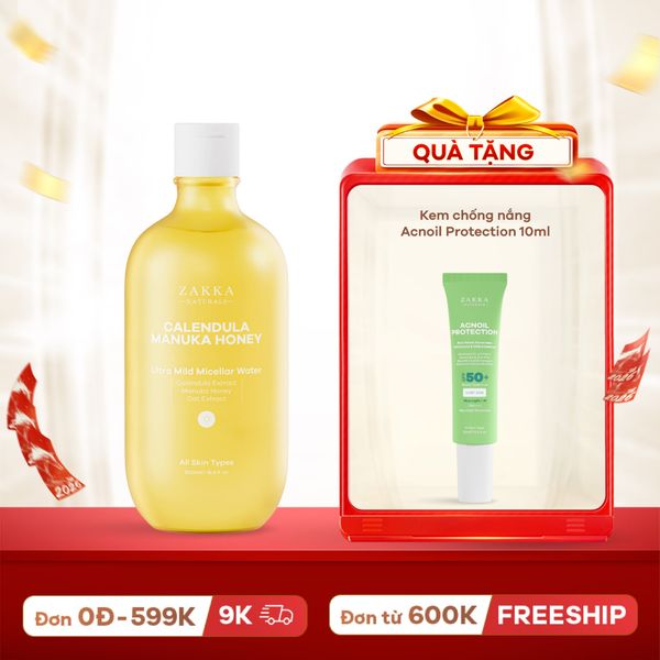  Nước Tẩy Trang Hoa Cúc Dịu Nhẹ Calendula & Manuka Honey 