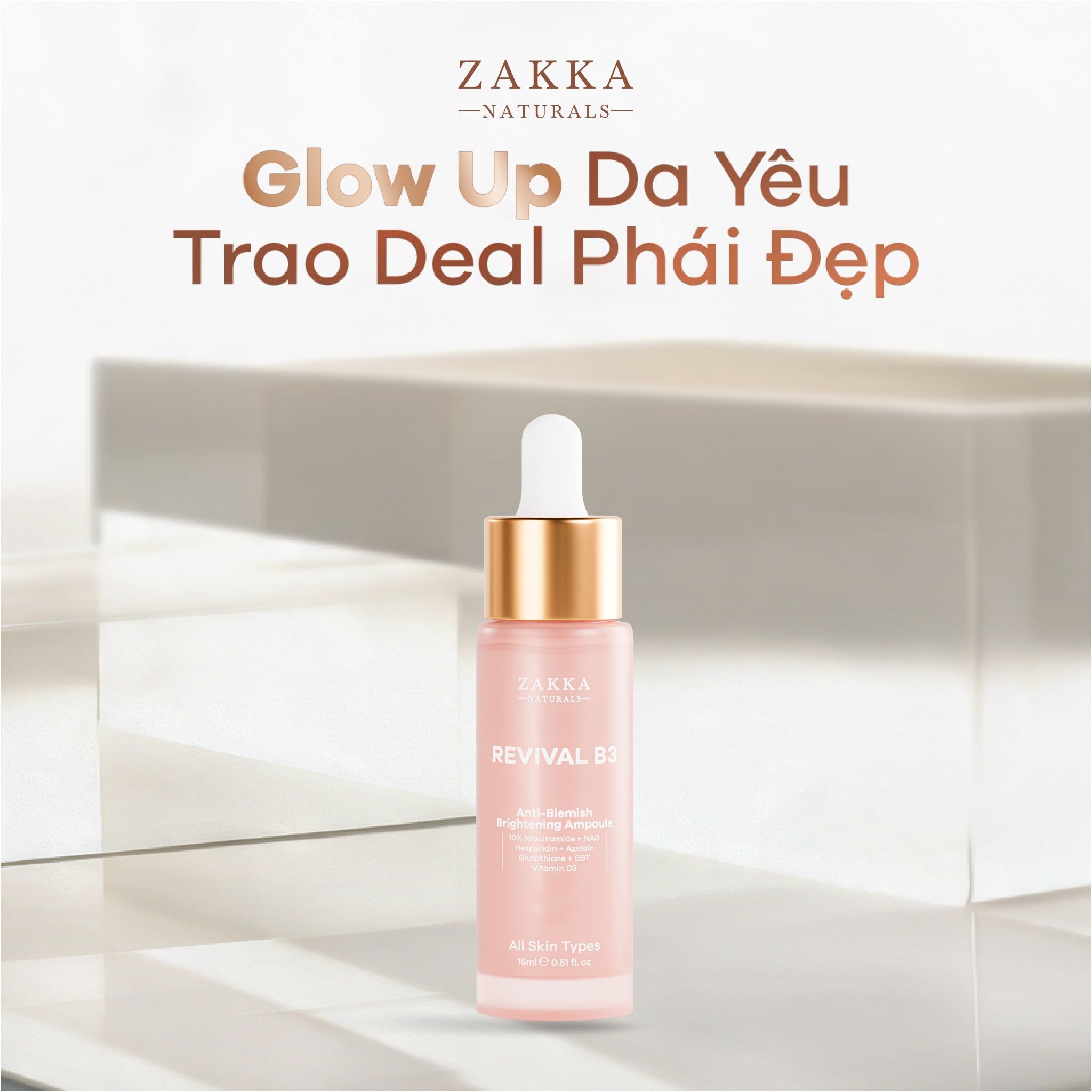  Serum Niacinamide Cải Thiện Thâm Mụn Revival B3 