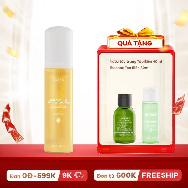  Sữa Rửa Mặt Hoa Cúc Dịu Nhẹ Calendula Manuka Honey 