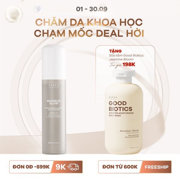  Sữa Rửa Mặt AHA BHA Mandelic Glow Clarifying Salicylic Acid 
