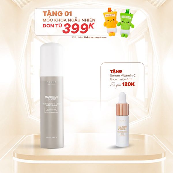  Sữa Rửa Mặt AHA BHA Mandelic Glow Clarifying Salicylic Acid 