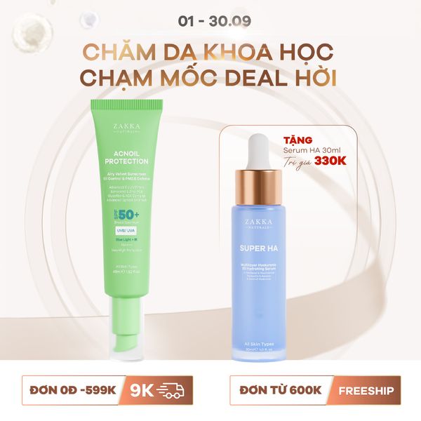  Kem chống nắng phổ rộng kiềm dầu mỏng nhẹ Acnoil Protection 