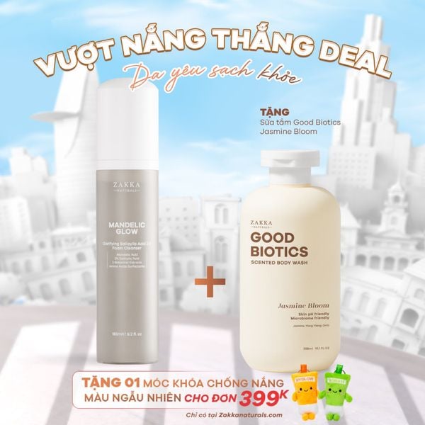  Sữa Rửa Mặt AHA BHA Mandelic Glow Clarifying Salicylic Acid 