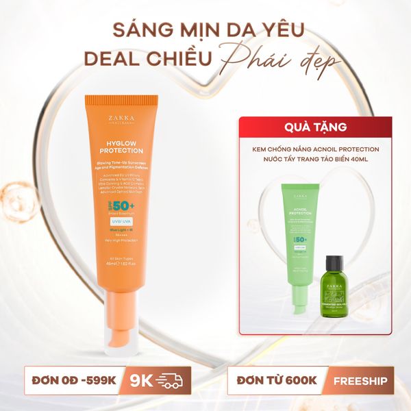  Kem chống nắng phổ rộng nâng tông sáng da Hyglow Protection 