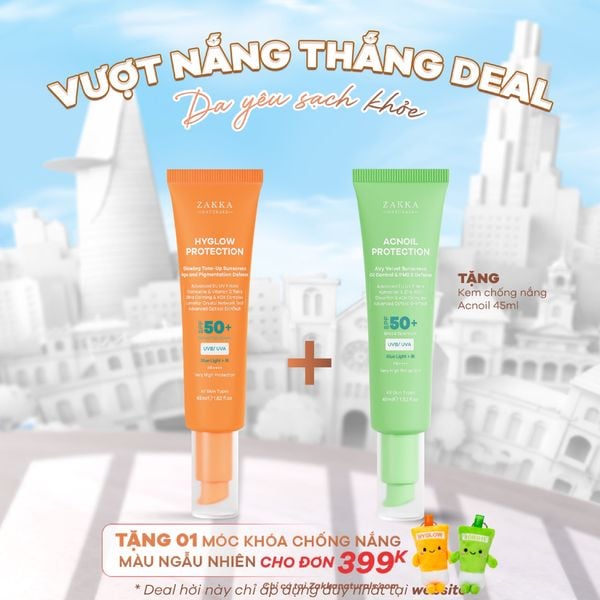  Kem chống nắng phổ rộng nâng tông sáng da Hyglow Protection 