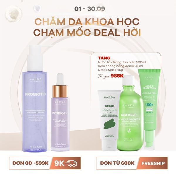  Combo Hỗ Trợ Tăng Cường Lợi Khuẩn Và Sức Đề Kháng Da 