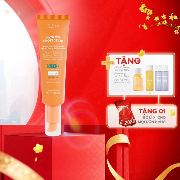  Kem chống nắng phổ rộng nâng tông sáng da Hyglow Protection 