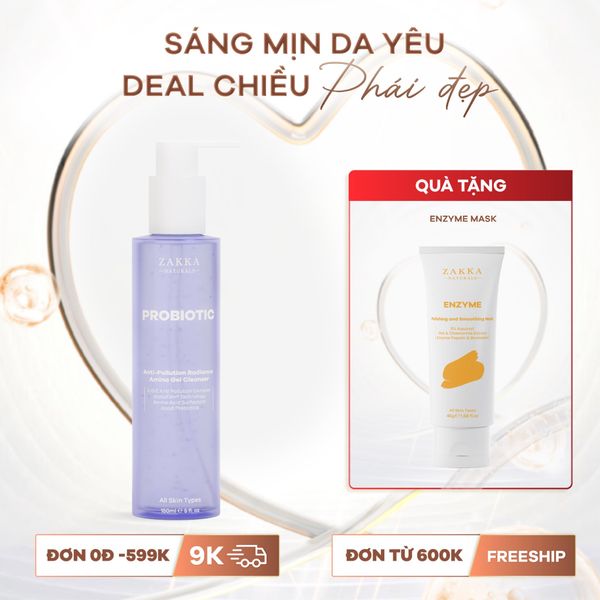  Sữa Rửa Mặt Lợi Khuẩn Probiotic Anti-Pollution Radiance Amino 