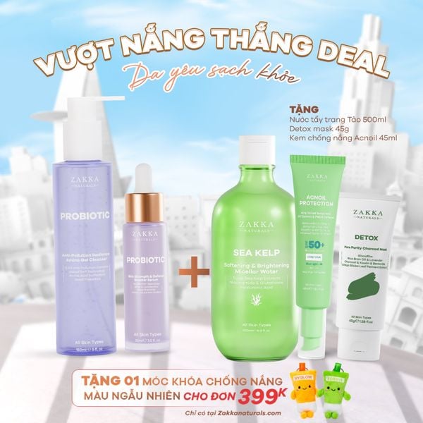  Combo Hỗ Trợ Tăng Cường Lợi Khuẩn Và Sức Đề Kháng Da 