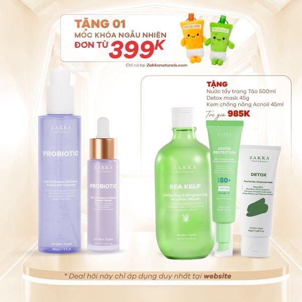  Combo Hỗ Trợ Tăng Cường Lợi Khuẩn Và Sức Đề Kháng Da 