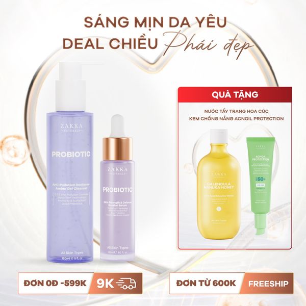  Combo Hỗ Trợ Tăng Cường Lợi Khuẩn Và Sức Đề Kháng Da 