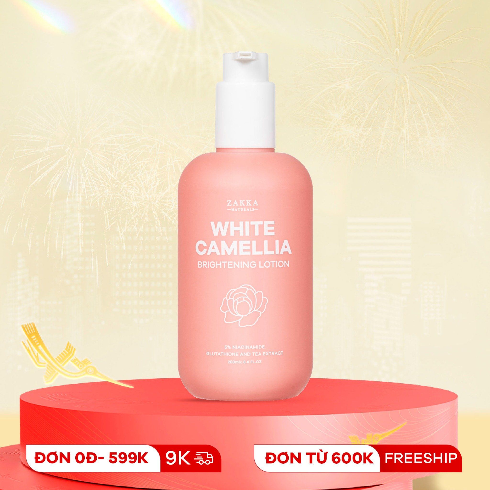  Sữa Dưỡng Thể Sáng Mịn Da White Camellia Brightening Lotion 