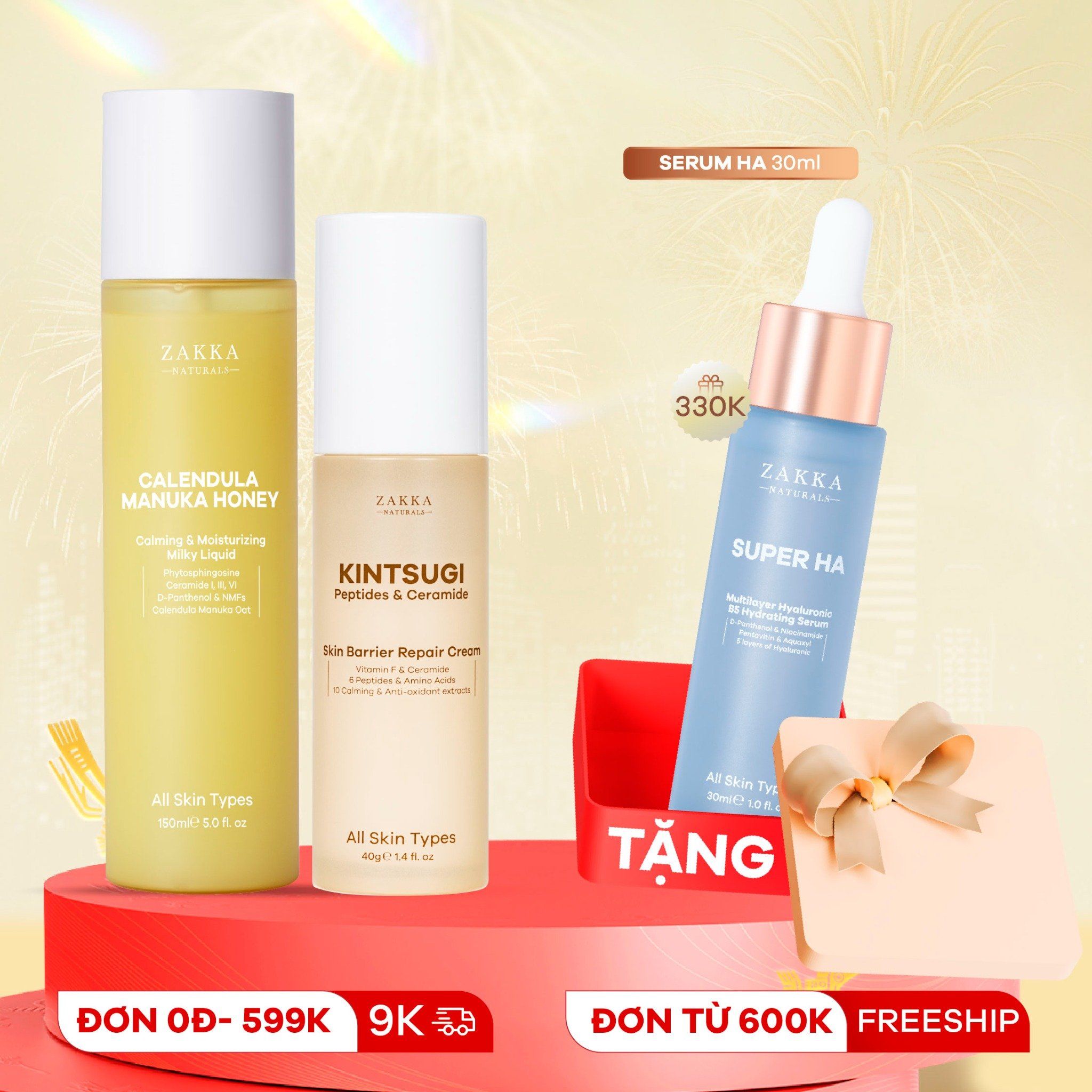  Combo Dưỡng Ẩm Kép Và Phục Hồi Chuyên Sâu 