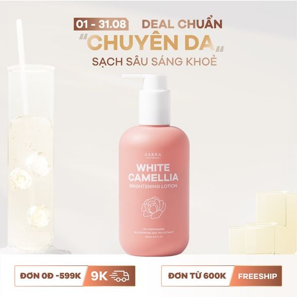  Sữa Dưỡng Thể Sáng Mịn Da White Camellia Brightening Lotion 