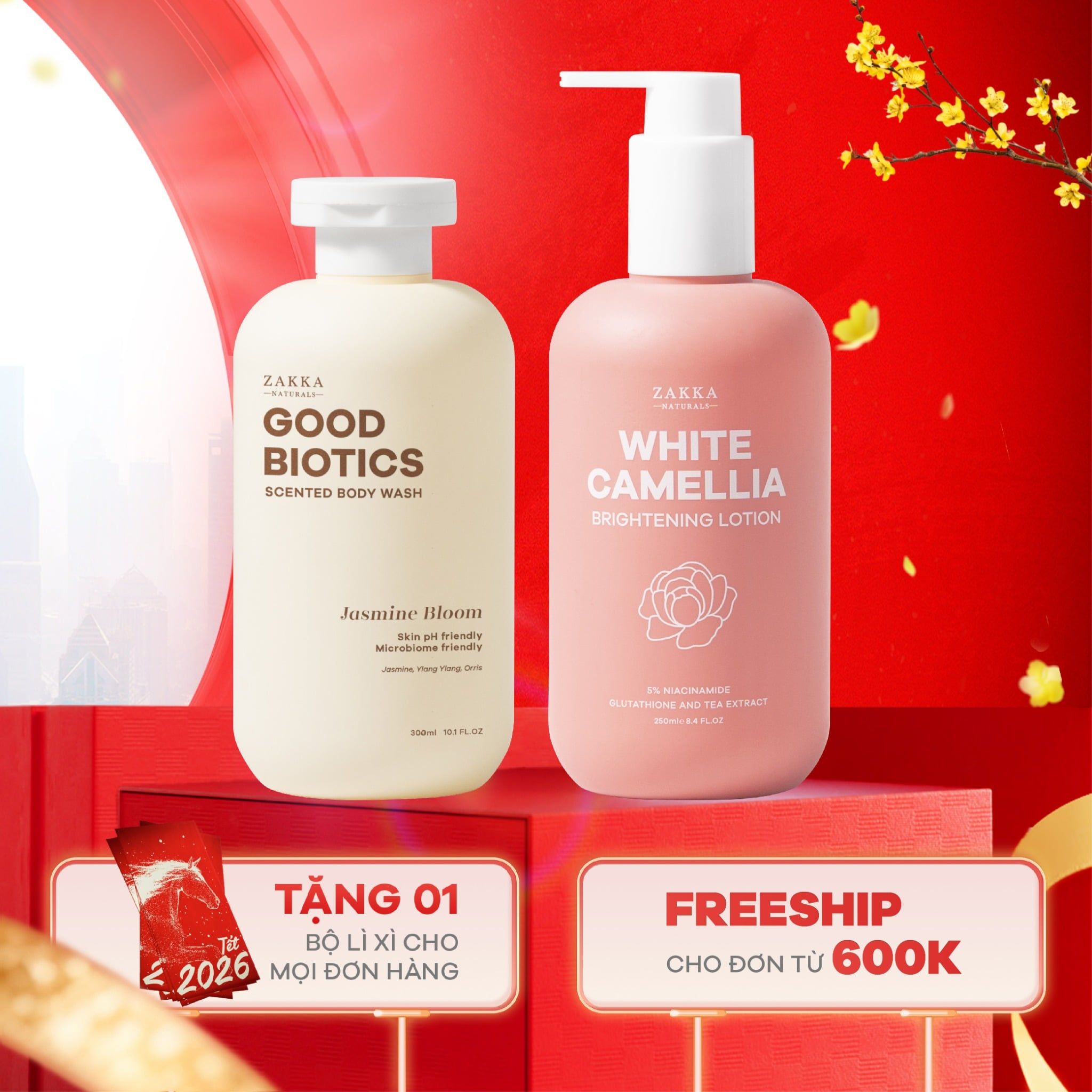  Combo Chăm Sóc Da Body Chuyên Sâu Sữa Tắm Và Sữa Dưỡng Thể 