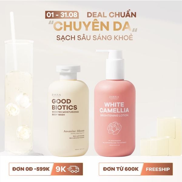  Combo Chăm Sóc Da Body Chuyên Sâu Sữa Tắm Và Sữa Dưỡng Thể 