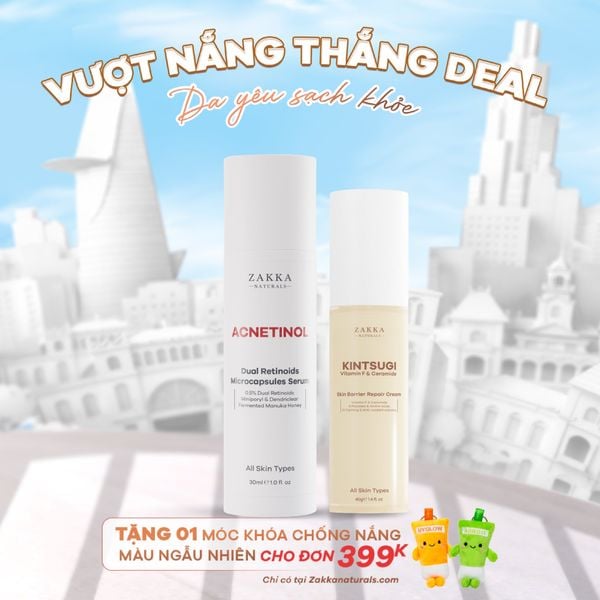  Combo Retinol Và Phục Hồi Hàng Rào Bảo Vệ Da 