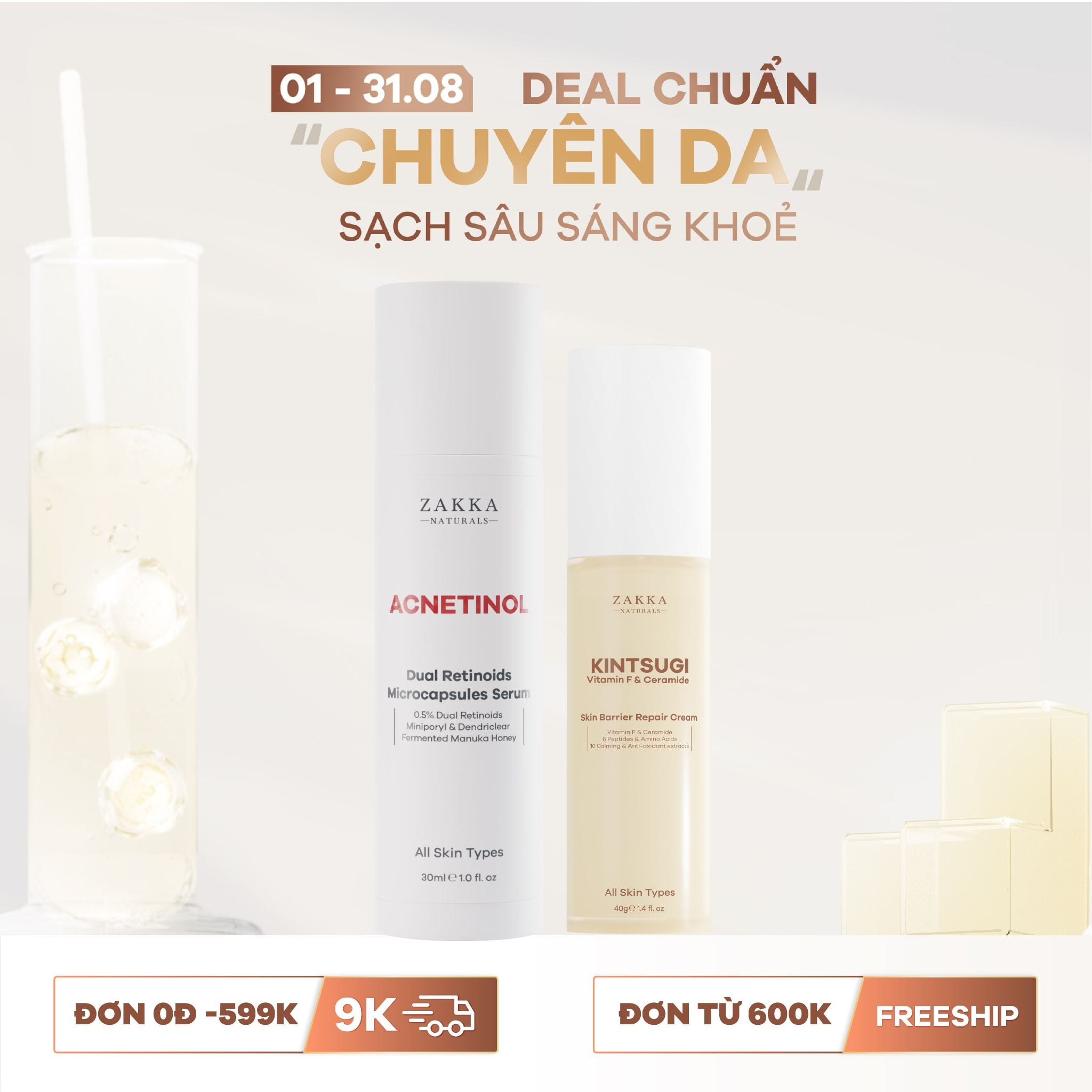  Combo Retinol Và Phục Hồi Hàng Rào Bảo Vệ Da 
