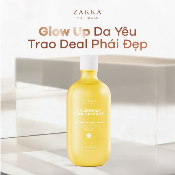  Nước Tẩy Trang Hoa Cúc Dịu Nhẹ Calendula & Manuka Honey 