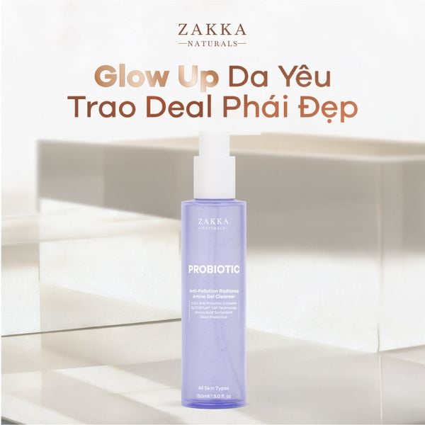  Sữa Rửa Mặt Lợi Khuẩn Probiotic Anti-Pollution Radiance Amino 