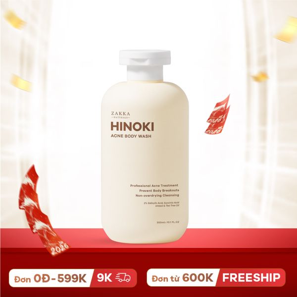  Sữa Tắm Hỗ Trợ Giảm Mụn Hinoki Body Acne Wash 