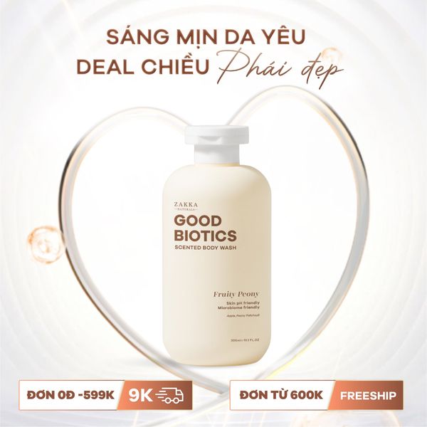  Sữa Tắm Lợi Khuẩn Hương Nước Hoa Fruity Peony Good Biotics 