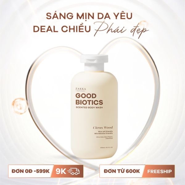  Sữa Tắm Lợi Khuẩn Hương Nước Hoa Citrus Wood Good Biotics 