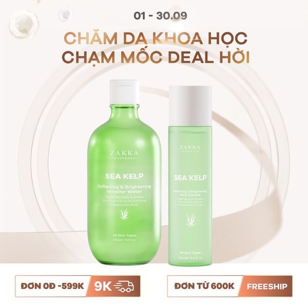  Bộ Chăm Da Tảo Biển Làm Sạch Dưỡng Ẩm Sâu Fermented Sea Kelp 