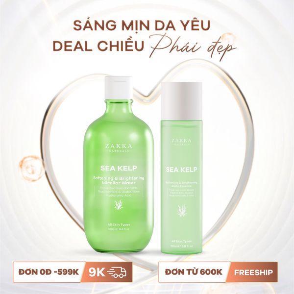  Bộ Chăm Da Tảo Biển Làm Sạch Dưỡng Ẩm Sâu Fermented Sea Kelp 