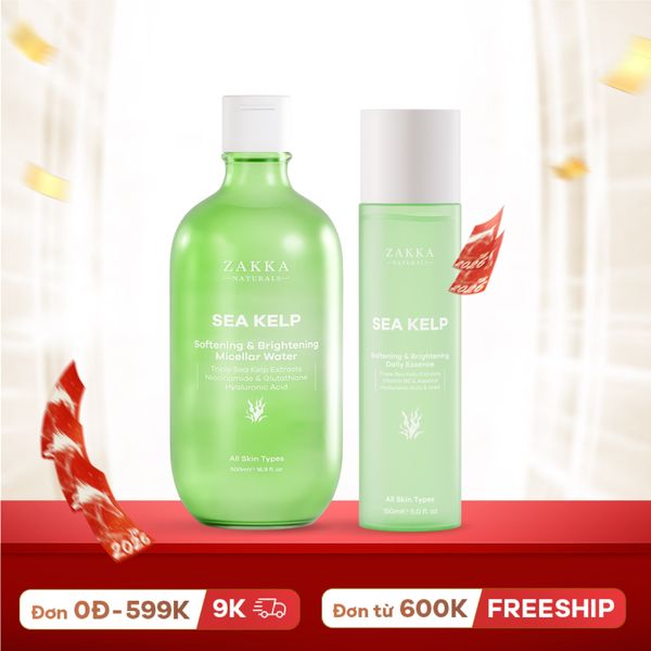  Bộ Chăm Da Tảo Biển Làm Sạch Dưỡng Ẩm Sâu Fermented Sea Kelp 