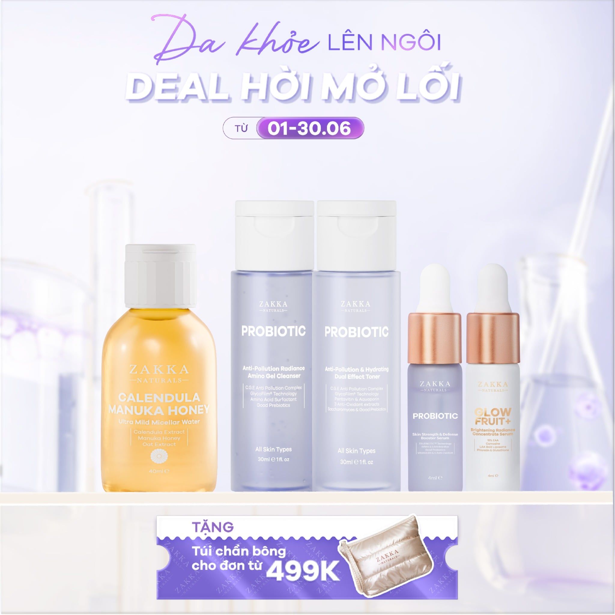  Bộ sản phẩm du lịch skincare minisize giúp bảo vệ và làm dịu da 