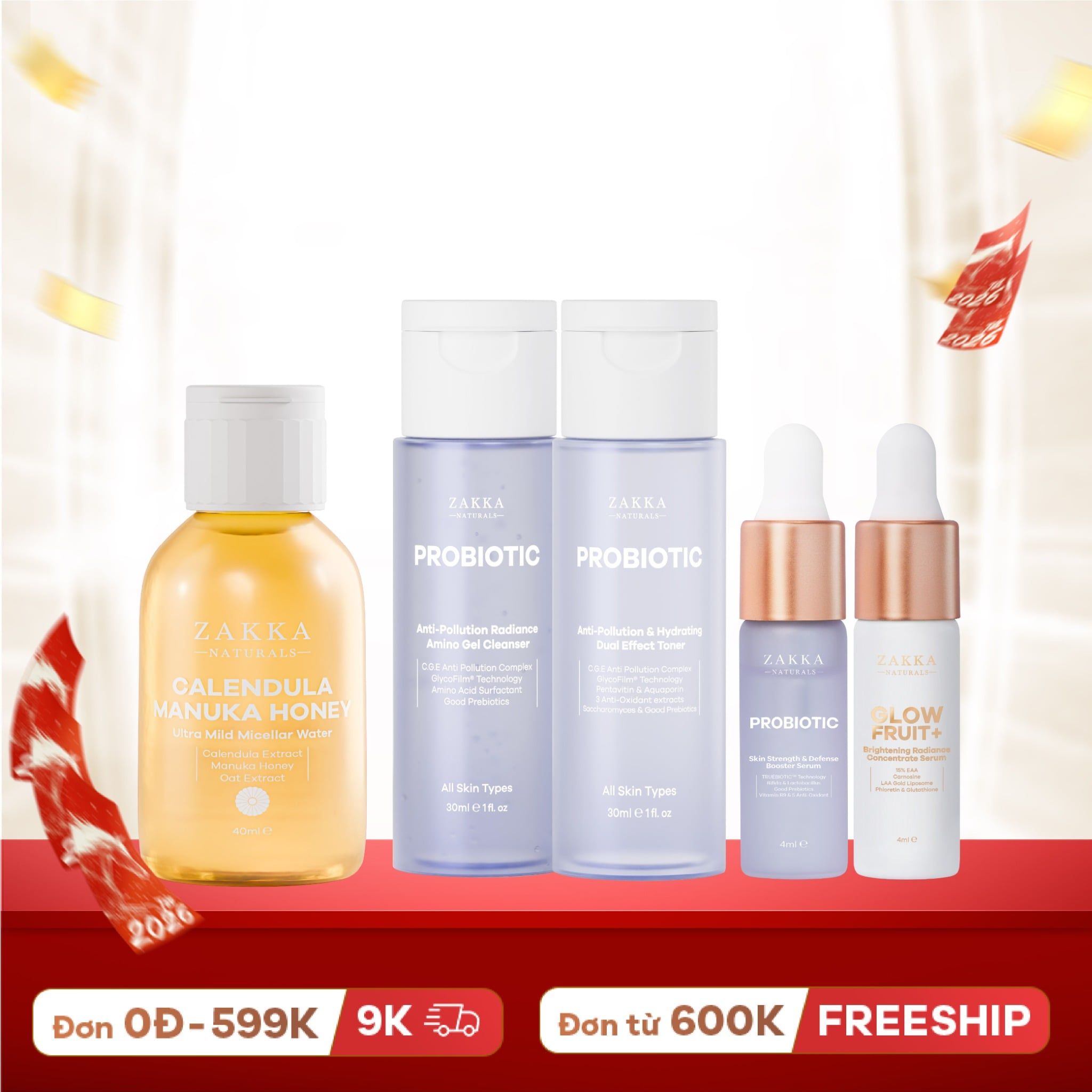  Bộ sản phẩm du lịch skincare minisize giúp bảo vệ và làm dịu da 