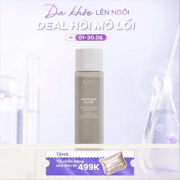  Toner tẩy da chết AHA, BHA Mandelic Glow 