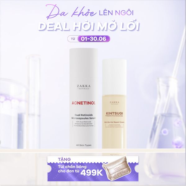  Combo Retinol Và Phục Hồi Hàng Rào Bảo Vệ Da 